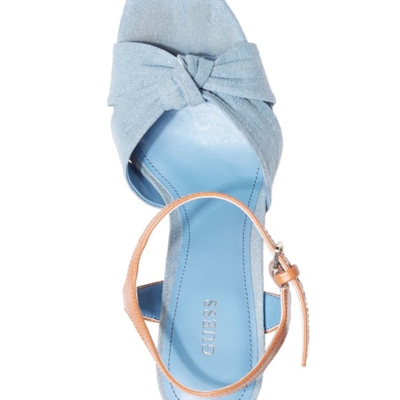 New GUESS Roslynn Knotted Platform Sandal SZ 10 - Picture 3 of 7